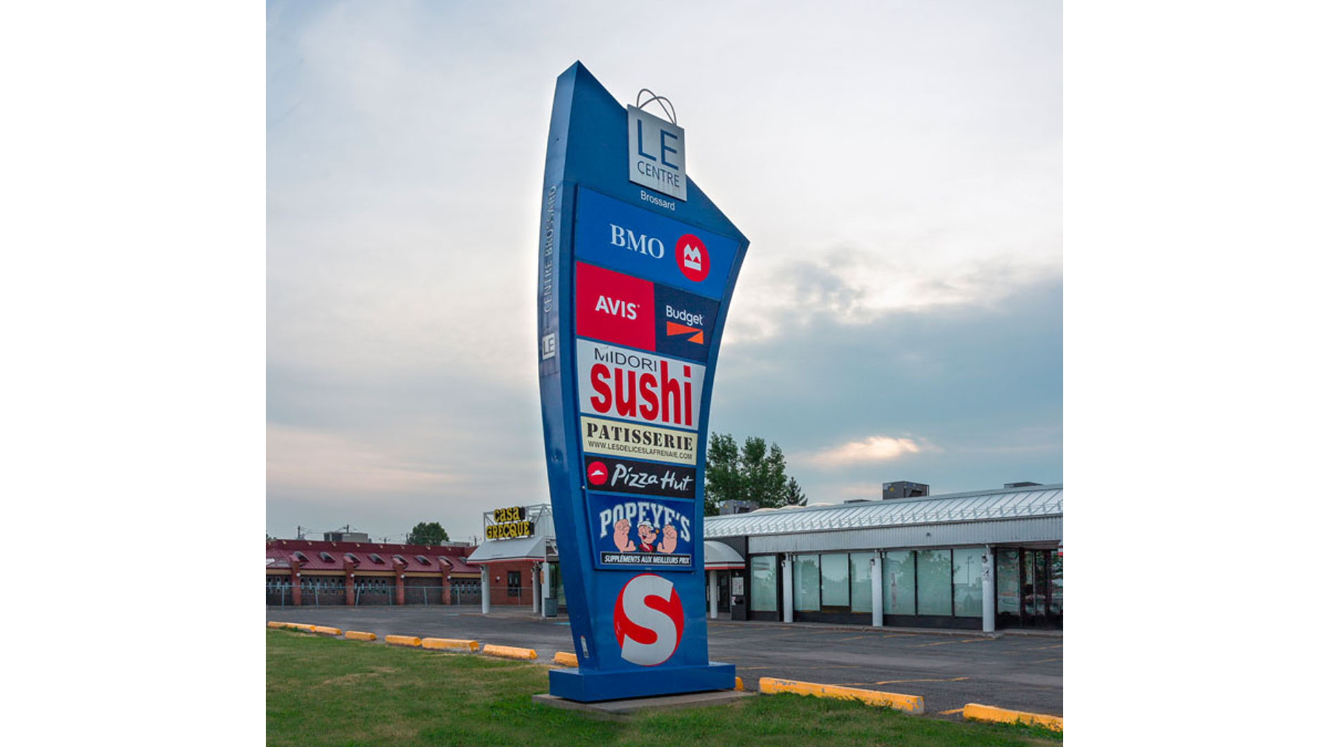 Enseigne lumineuse Entree LE Centre Brossard